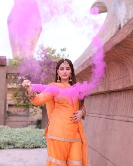 Khushi – Tangerine Glow